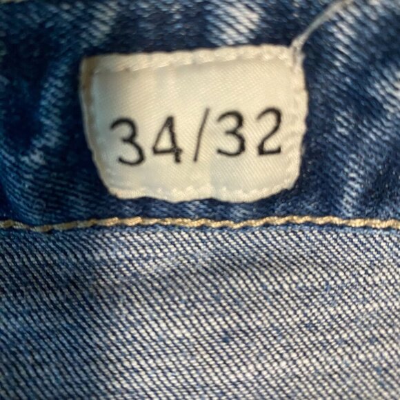 Smoke Rise NY Streetwear Distressed Tapered Leg Men's Jeans Size 34x32 - Picture 7 of 8